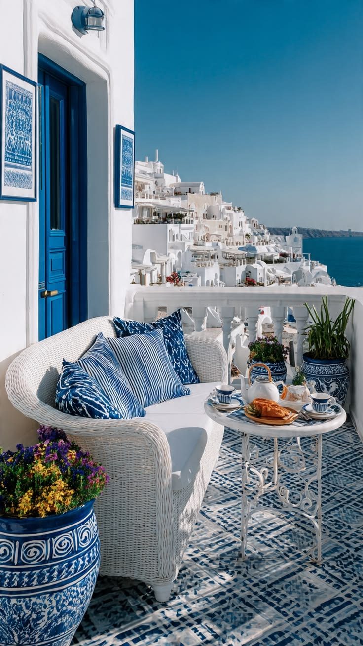 Grèce · le bleu, la chaux, la mer